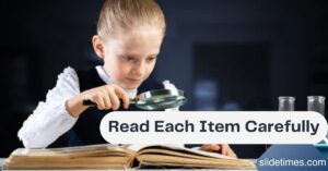 Read Each Item Carefully